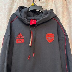 Adidas Arsenal x 424 Hoodie Sweatshirt Black AFC HD Men's Size Small Large